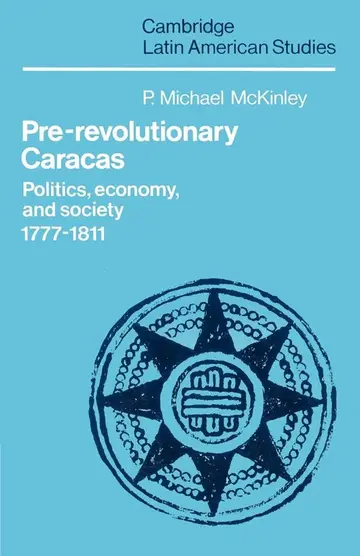 Cover of Pre-Revolutionary Caracas