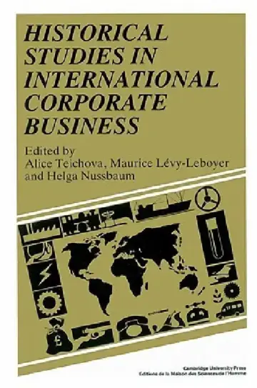 Cover of Historical Studies in International Corporate Business