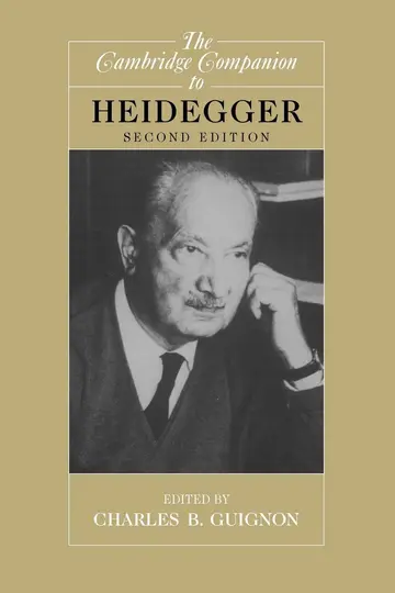 Cover of The Cambridge Companion to Heidegger