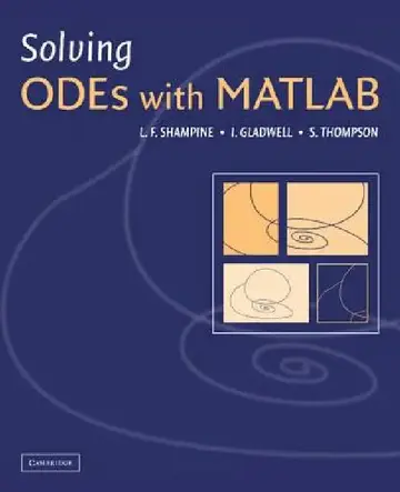 Cover of Solving Odes with MATLAB