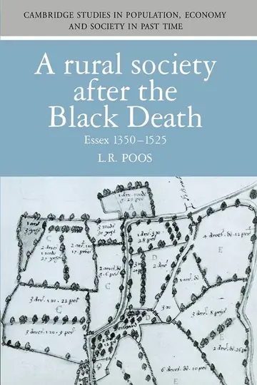 Cover of A Rural Society after the Black Death