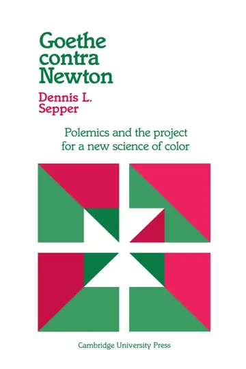 Cover of Goethe contra Newton