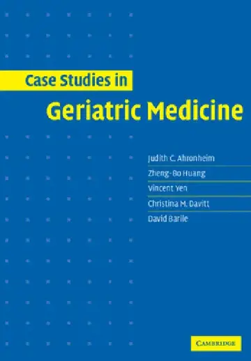 Cover of Case Studies in Geriatric Medicine