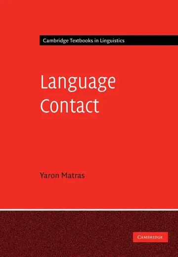 Cover of Language Contact