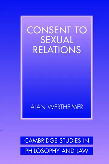 Cover of Consent to Sexual Relations
