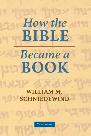 Cover of How the Bible Became a Book