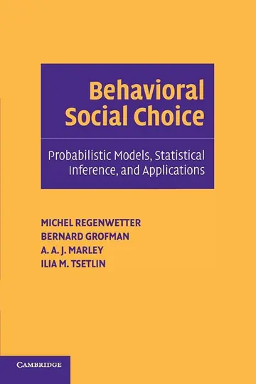 Cover of Behavioral Social Choice