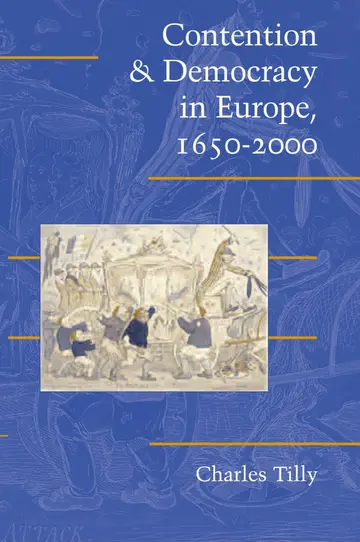 Cover of Contention and Democracy in Europe, 1650–2000