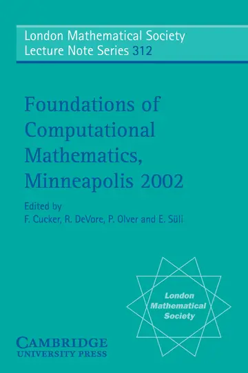 Cover of Foundations of Computational Mathematics Minneapolis 2002 (pb 2004)
