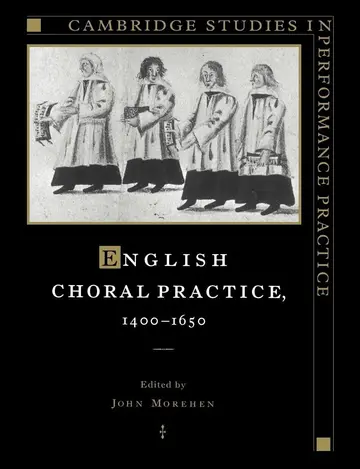 Cover of English Choral Practice, 1400–1650