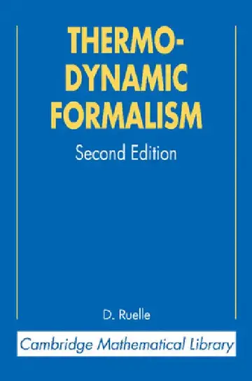 Cover of Thermodynamic Formalism
