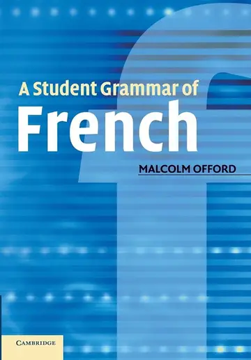 Cover of A Student Grammar of French