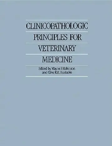 Cover of Clinicopathologic Principles for Veterinary Medicine