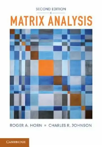 Cover of Matrix Analysis