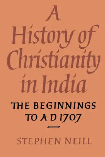 Cover of A History of Christianity in India
