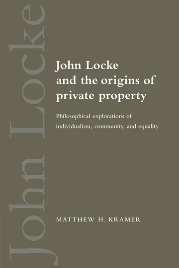 Cover of John Locke and the Origins of Private Property