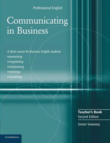 Cover of Communicating in Business - Teacher's Book