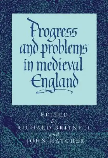 Cover of Progress and Problems in Medieval England