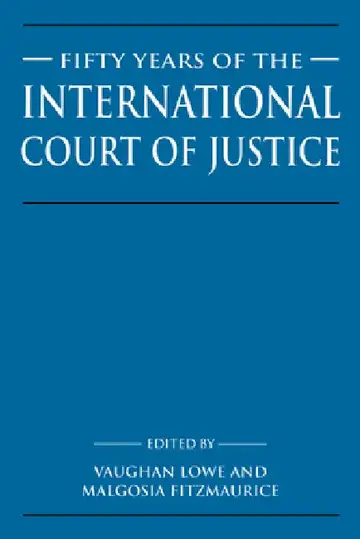 Cover of Fifty Years of the International Court of Justice