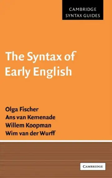 Cover of The Syntax of Early English