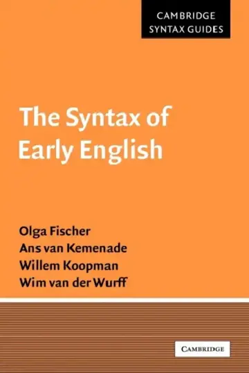 Cover of The Syntax of Early English