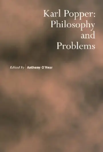 Cover of Karl Popper