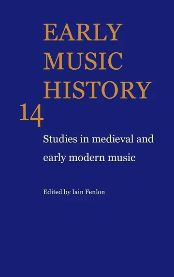 Cover of Early Music History