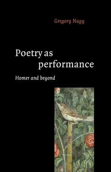 Cover of Poetry as Performance