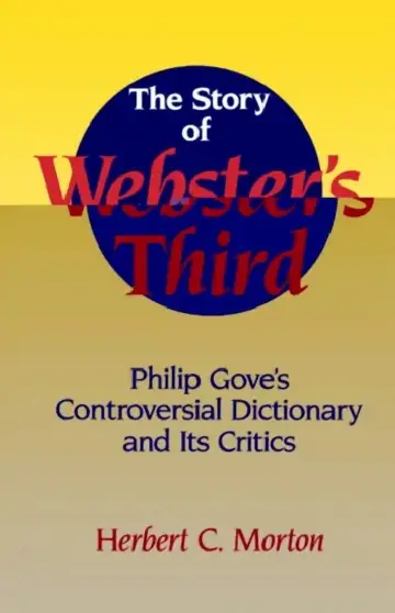 Cover of The Story of Webster's Third