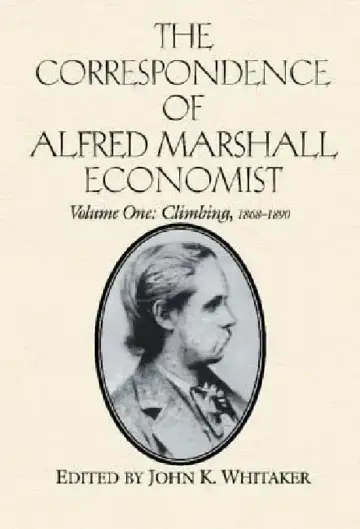 Cover of The Correspondence of Alfred Marshall, Economist