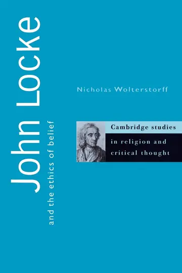 Cover of John Locke and the Ethics of Belief