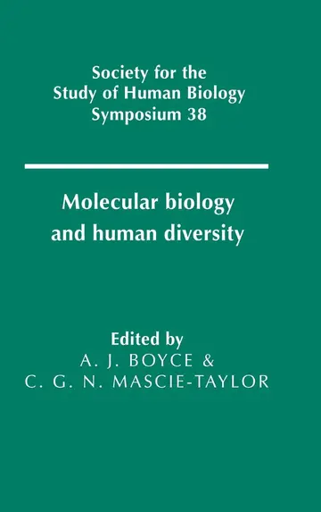 Cover of Molecular Biology and Human Diversity