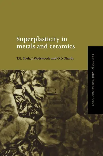 Cover of Superplasticity in Metals and Ceramics