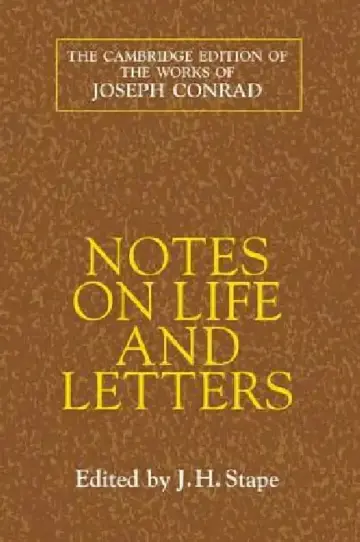 Cover of Notes on Life and Letters