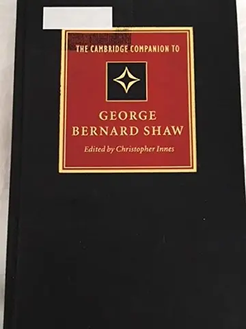 Cover of The Cambridge Companion to George Bernard Shaw