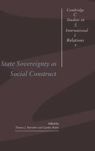 Cover of State Sovereignty as Social Construct