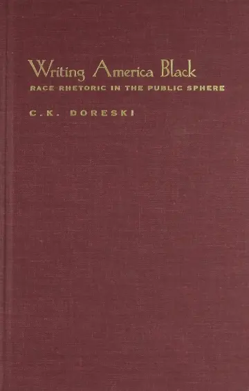 Cover of Writing America Black
