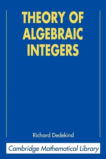 Cover of Theory of Algebraic Integers