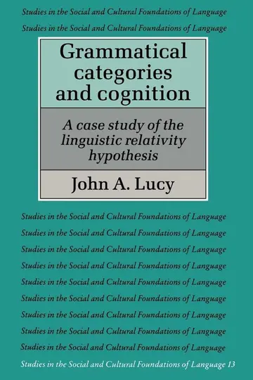 Cover of Grammatical Categories and Cognition