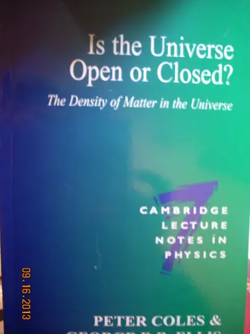 Cover of Is the Universe Open or Closed?