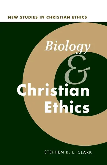 Cover of Biology and Christian Ethics