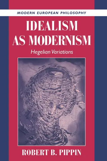 Cover of Idealism as Modernism