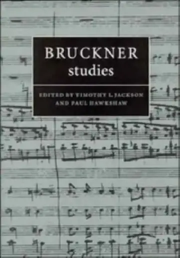 Cover of Bruckner Studies