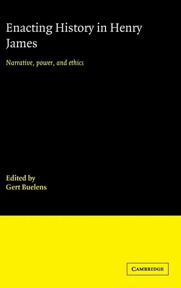 Cover of Enacting History in Henry James