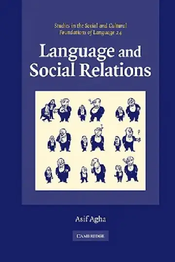 Cover of Language and Social Relations