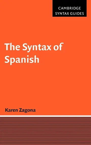 Cover of The Syntax of Spanish