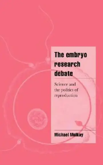 Cover of The Embryo Research Debate