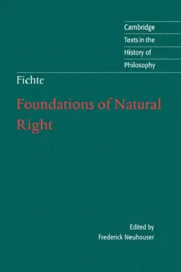 Cover of Foundations of Natural Right