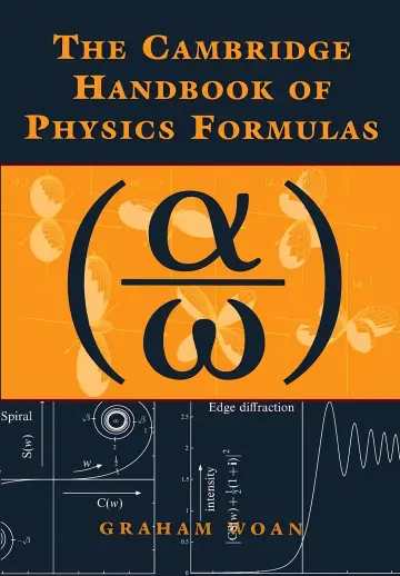 Cover of The Cambridge Handbook of Physics Formulas