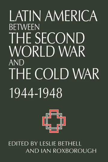 Cover of Latin America between the Second World War and the Cold War